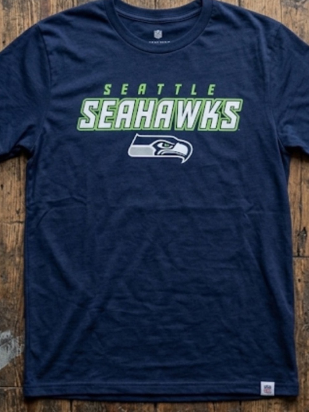 Seattle Seahawks Navy Blue Shirt Men’s Size XL